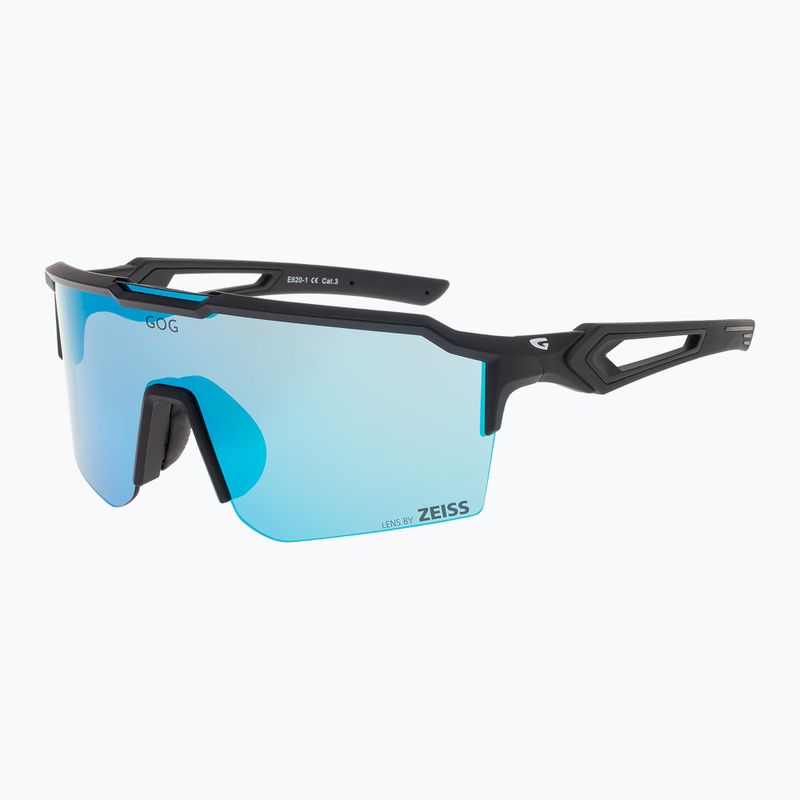 Okulary przeciwsłoneczne GOG Valhalla matt black/reflex sky blue