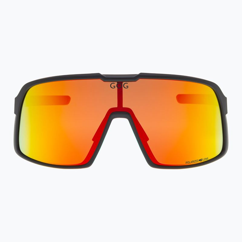 Okulary przeciwsłoneczne GOG Kari matt black/reflex red 2