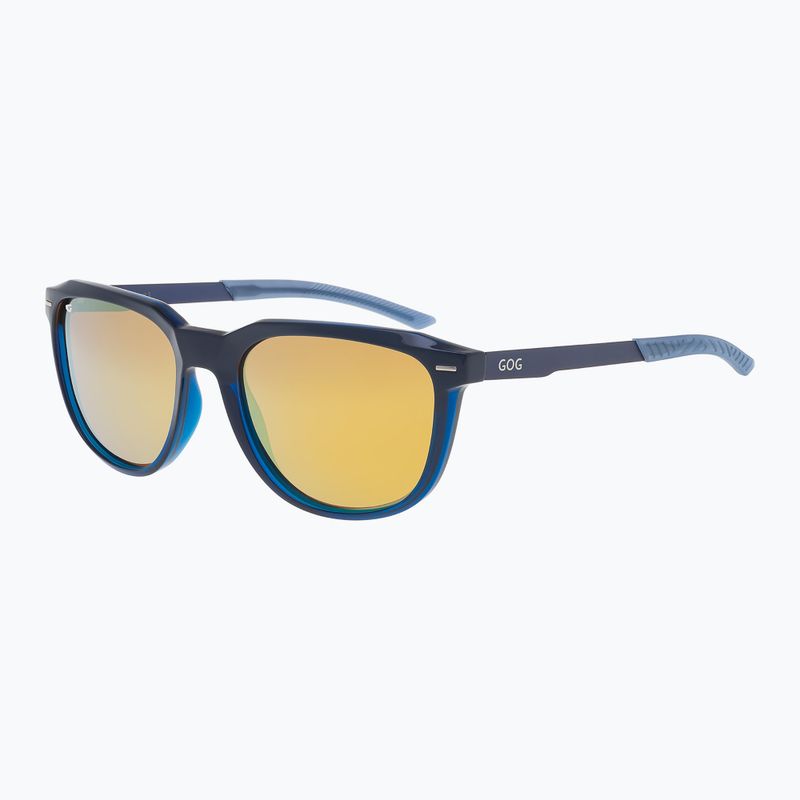 Okulary przeciwsłoneczne GOG Soma cristal navy blue/navy blue/reflex gold