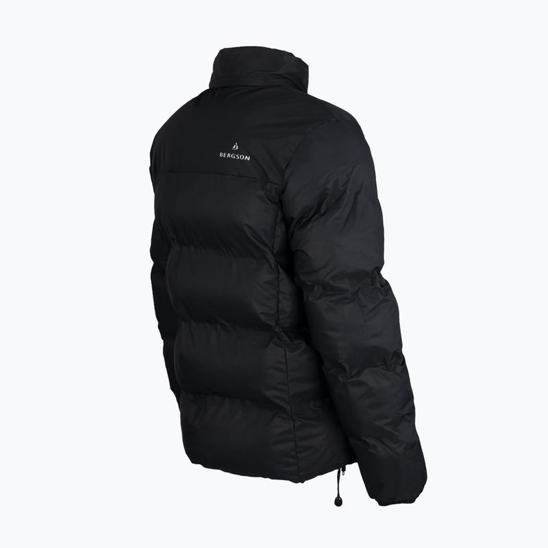 Kurtka ocieplana męska BERGSON Snowy Wolf Micro-Therm black 2