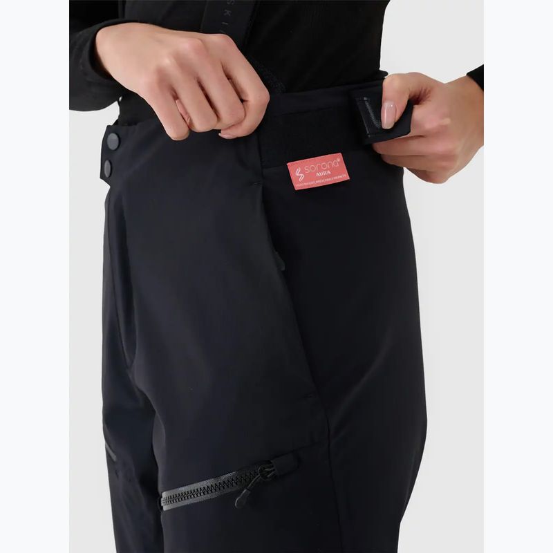 Spodnie narciarskie damskie 4F Fnk F0995 deep black 3