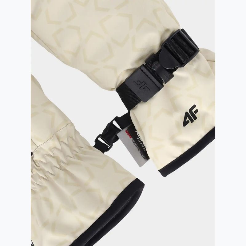 Rękawice narciarskie dziecięce 4F Fnk F198 cream 2