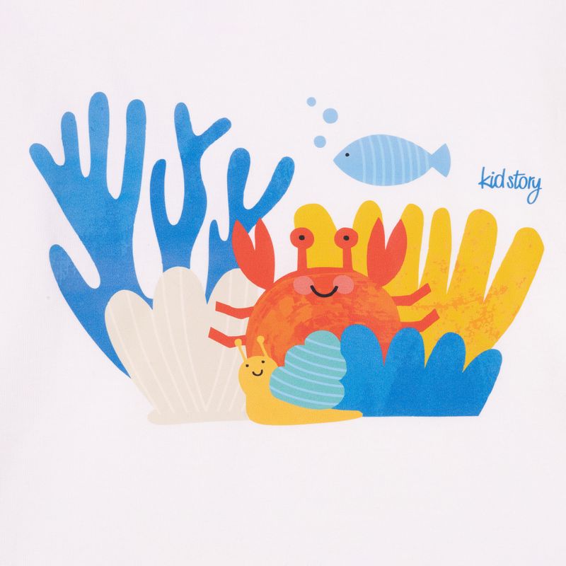Koszulka dziecięca KID STORY Bawełna organiczna underwater world 3