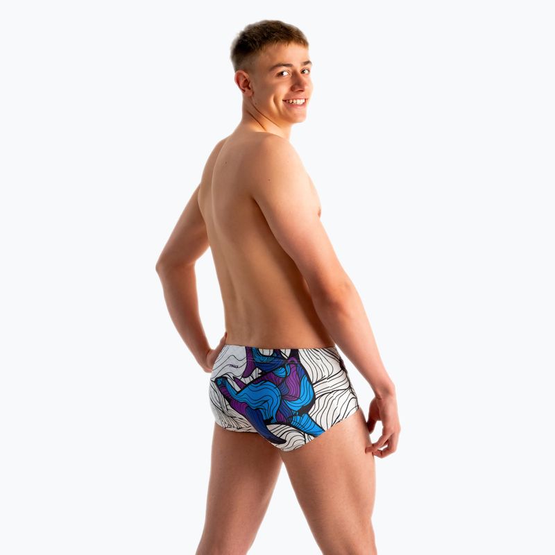 Bokserki pływackie męskie SWEEP Aqua Medusa biały 8