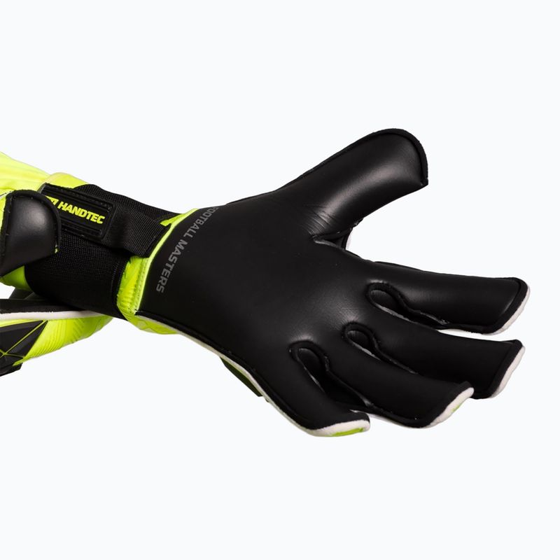 Rękawice bramkarskie Football Masters Invictus X PRO yellow fluo 6