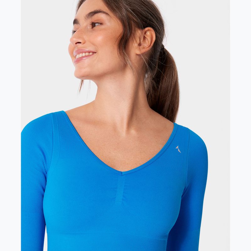 Longsleeve treningowy damski Carpatree Eris Seamless electric blue 5