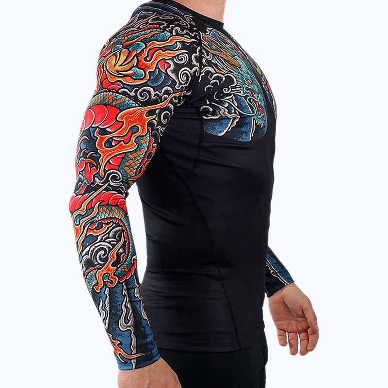 Rashguard longsleeve męski Ground Game Bushido 3.0 czarny 2