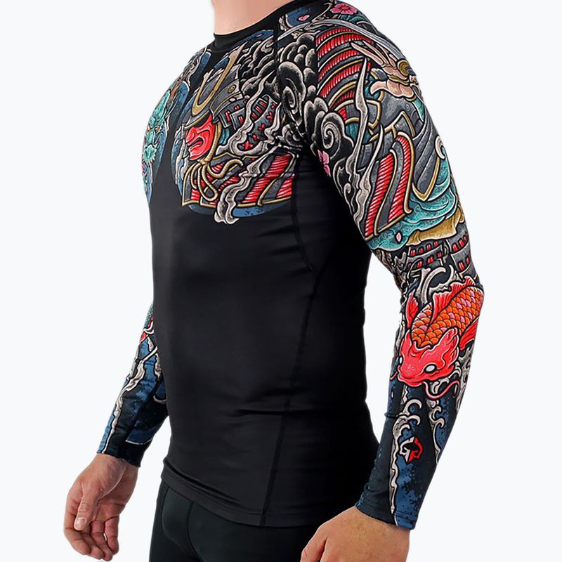 Rashguard longsleeve męski Ground Game Bushido 3.0 czarny 4
