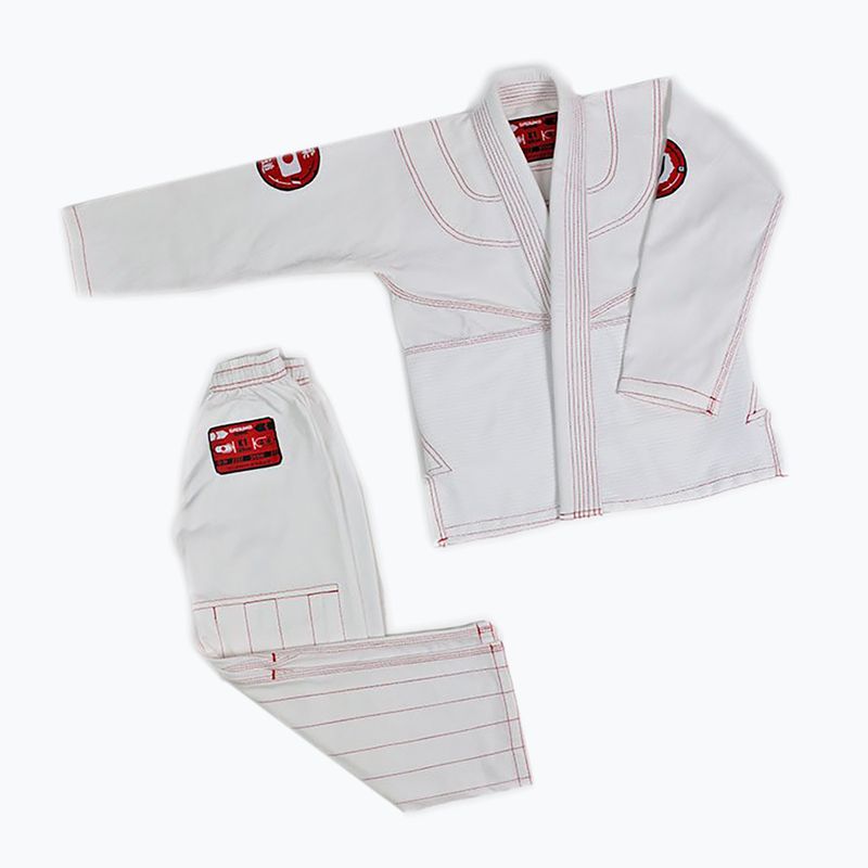 GI do Judo dla dzieci Ground Game Deshi białe 4