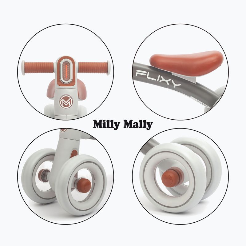 Rowerek biegowy Milly Mally Flixy cream 9