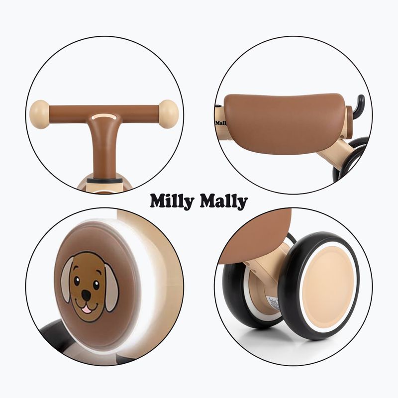Rowerek biegowy Milly Mally York beige 11