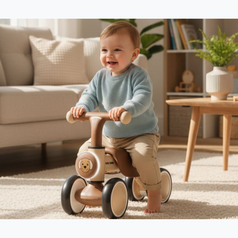 Rowerek biegowy Milly Mally York beige 12