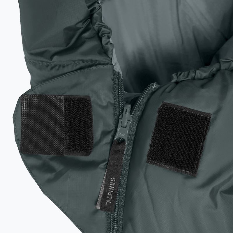 Śpiwór Alpinus Wide & Long Fiber Pro 1050 230 cm/lewy sosnowa zieleń 4