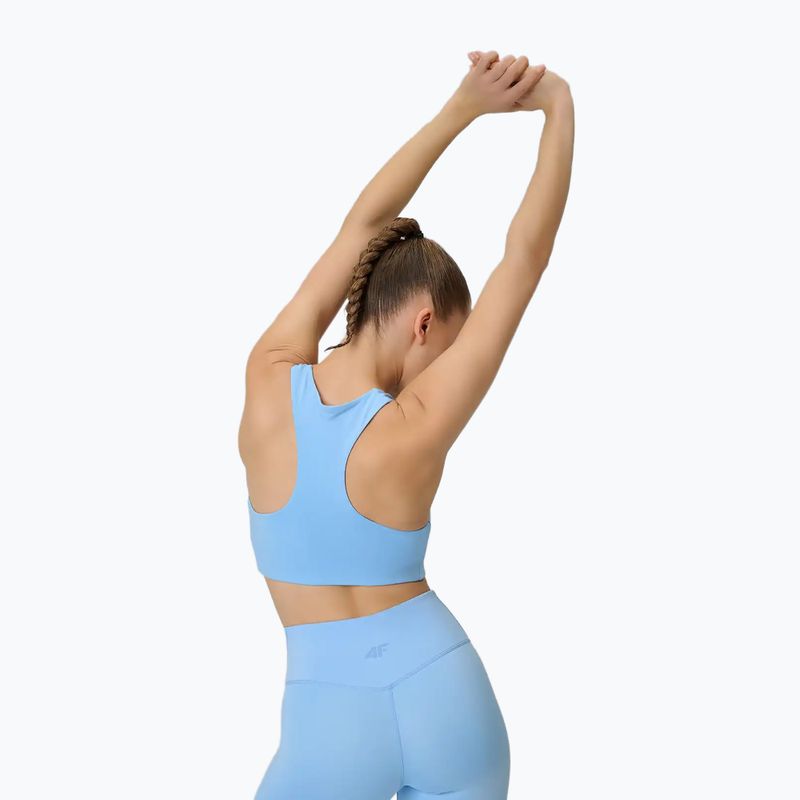 Biustonosz treningowy 4F Multiactive F219 blue 3