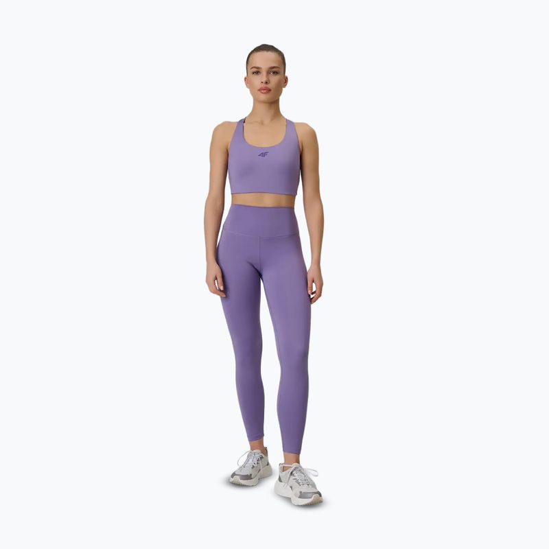 Biustonosz treningowy 4F Multiactive F222 violet 6