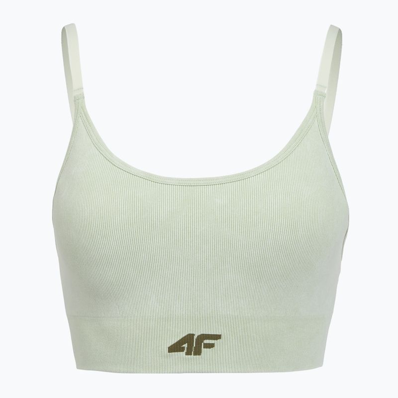 Biustonosz treningowy 4F Solar Punk F203 light green allover 8