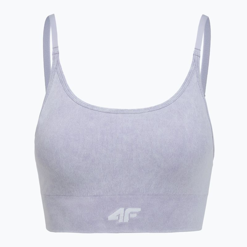 Biustonosz treningowy 4F Solar Punk F203 violet allover 8