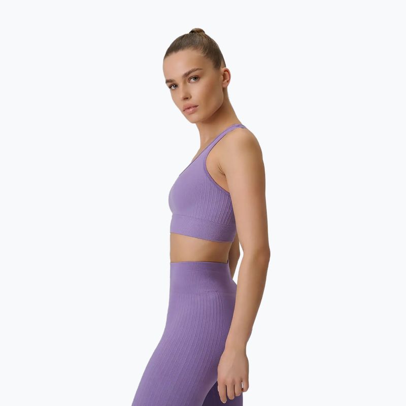 Biustonosz treningowy 4F Multiactive F242 violet 4
