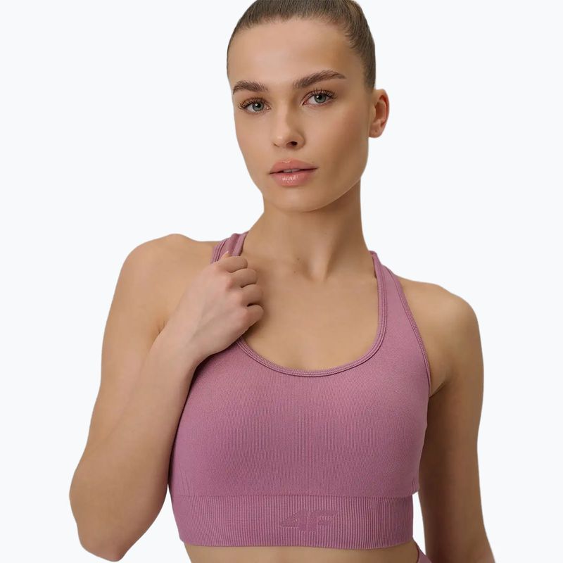 Biustonosz treningowy 4F Multiactive F242 coral 5
