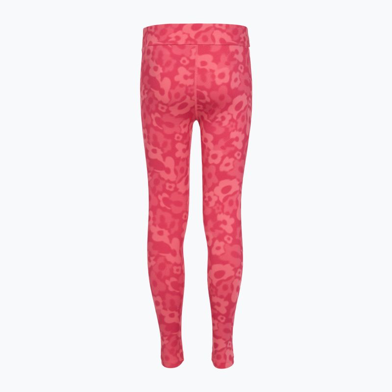Legginsy dziecięce 4F The Color'S Energy FNK F432 light pink allover 2