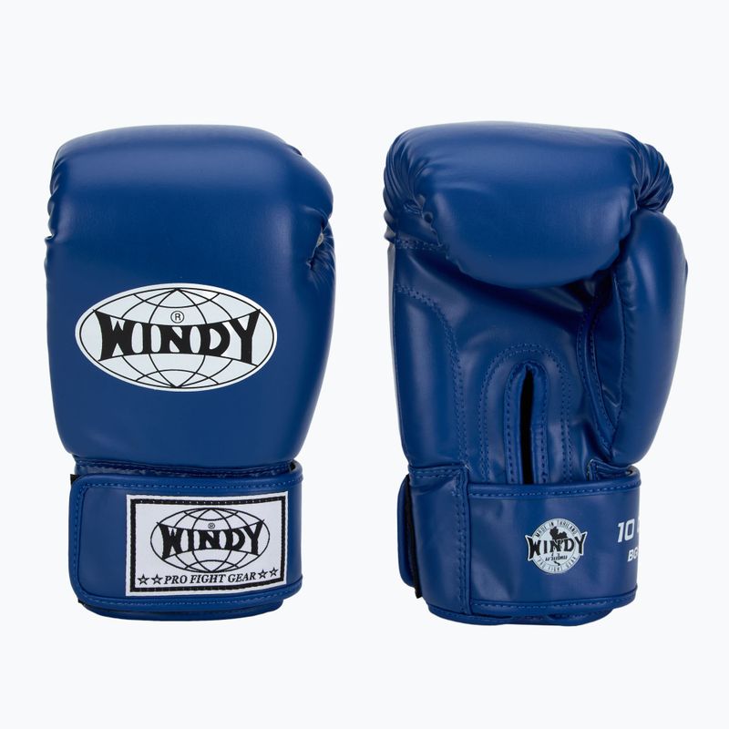 Rękawice bokserskie WINDY Classic Synthetic Leather blue
