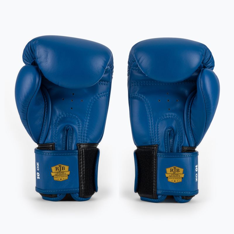 Rękawice bokserskie RAJA BOXING Single Standard Genuine Leather blue 3