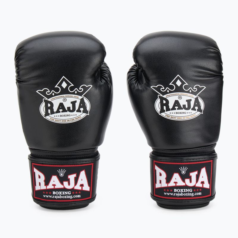 Rękawice bokserskie RAJA BOXING Single Semi Leather black 3