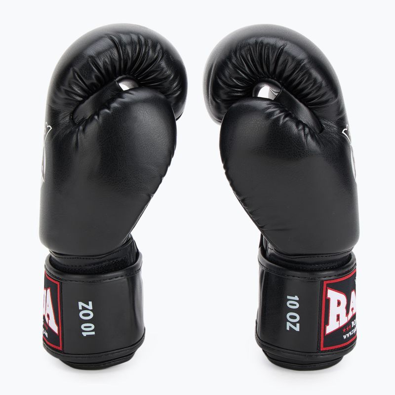 Rękawice bokserskie RAJA BOXING Single Semi Leather black 4