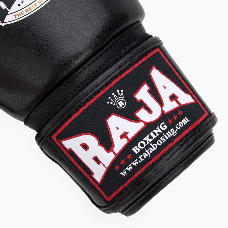 Rękawice bokserskie RAJA BOXING Single Semi Leather black 6