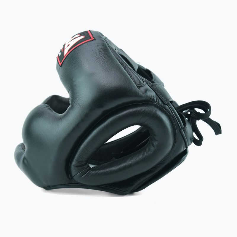 Kask bokserski RAJA BOXING Semi Leather black 3