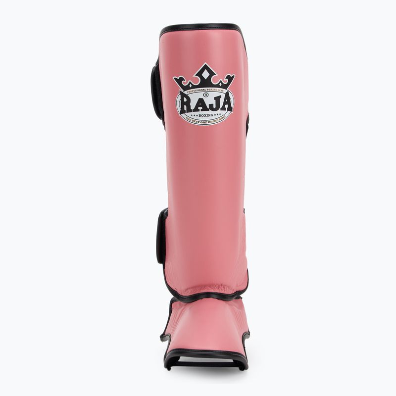 Ochraniacze piszczeli i stóp RAJA BOXING Lightweight Shin Guards Genuine Leather pink 4