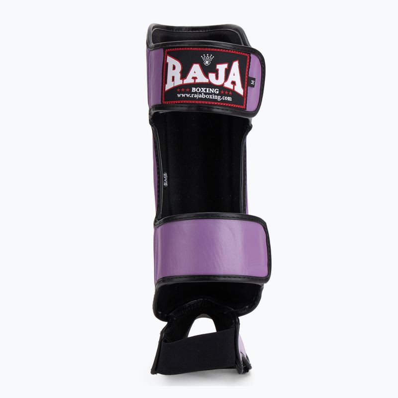 Ochraniacze piszczeli i stóp RAJA BOXING Lightweight Shin Guards Genuine Leather purple 5