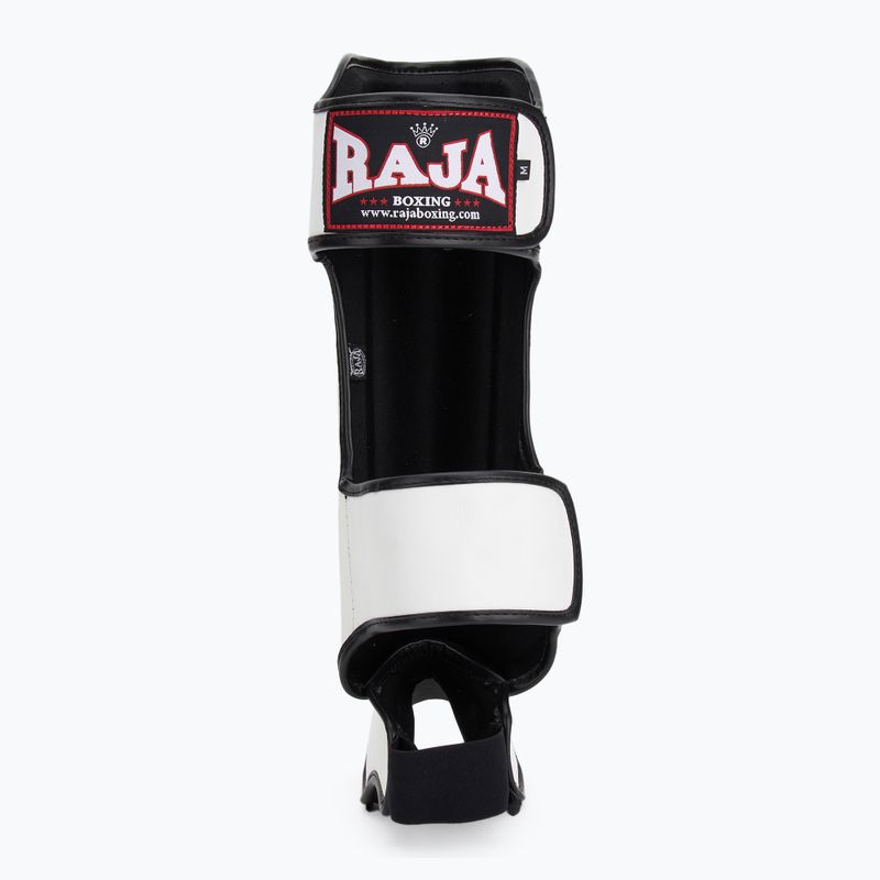 Ochraniacze piszczeli i stóp RAJA BOXING Lightweight Shin Guards Genuine Leather white 5