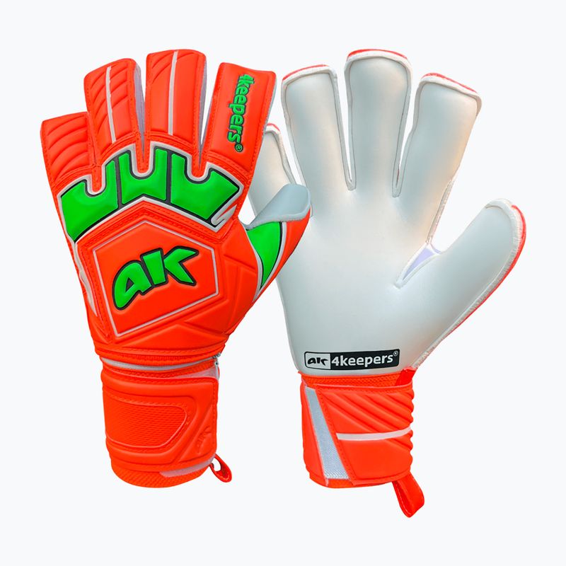 Rękawice bramkarskie dziecięce 4keepers Guard Fogo MNC Jr pomarańczowy