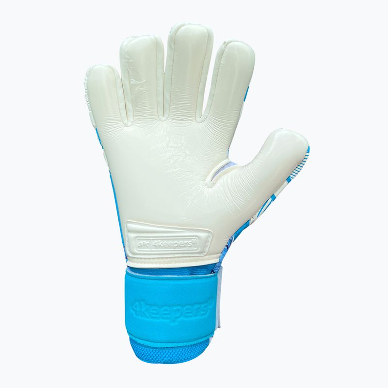 Rękawice bramkarskie dziecięce 4keepers Force V1.25 FURY HNC Jr niebieskie 2