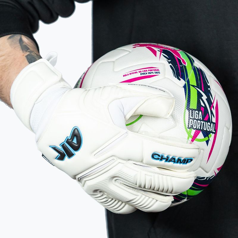 Rękawice bramkarskie dziecięce 4keepers Champ Aq Contact VII RF2G Jr white 11