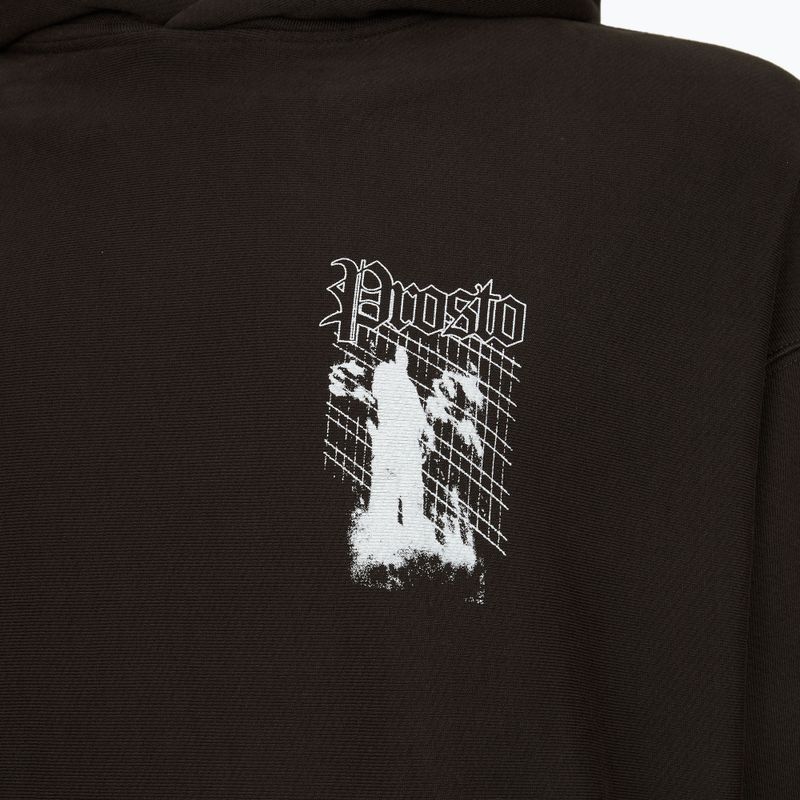 Bluza męska PROSTO Shadow Hoodie washed black 3