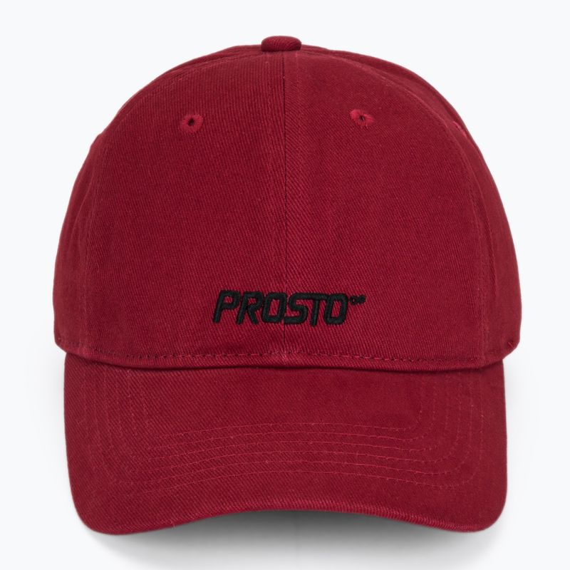 Czapka z daszkiem PROSTO Infinity maroon 2