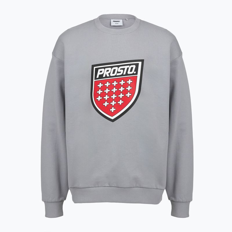 Bluza męska PROSTO Big Shield Crewneck gray