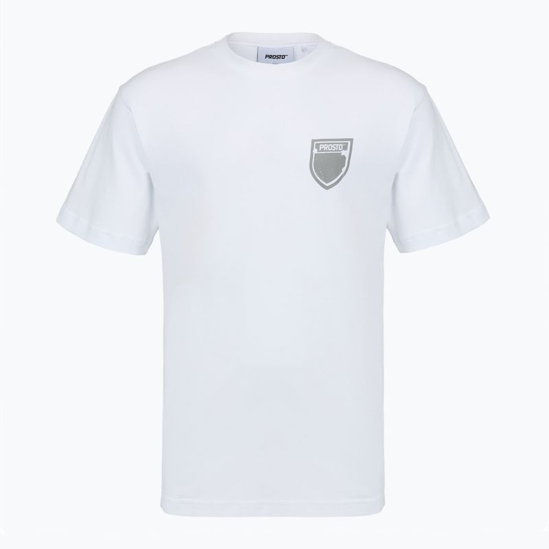 Koszulka męska PROSTO Splash Shield white