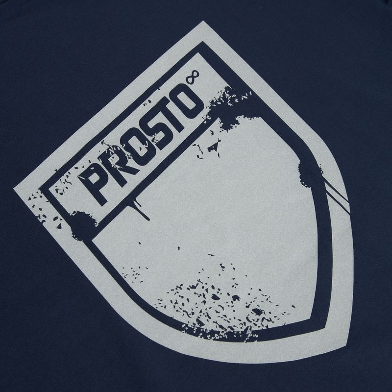 Koszulka męska PROSTO Splash Shield navy blue 4