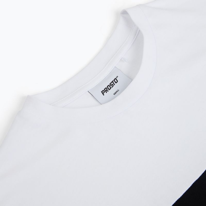 Koszulka męska PROSTO Root white/black 3