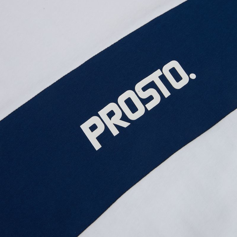 Koszulka męska PROSTO Root white/navy blue 3