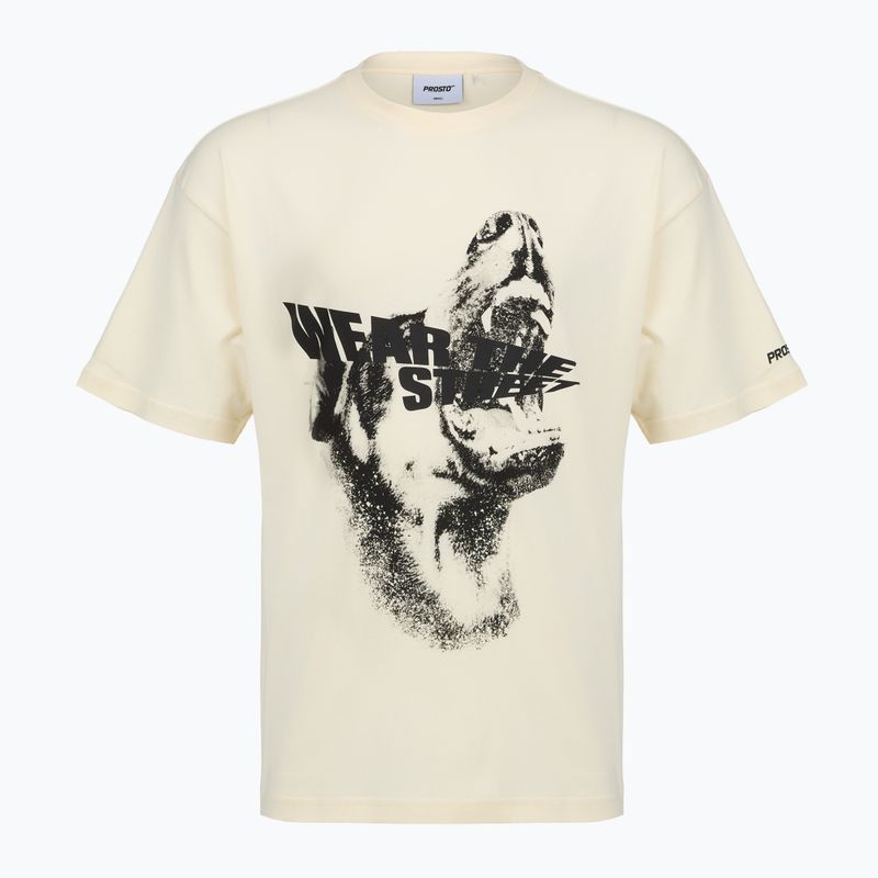 Koszulka męska PROSTO Bark off white