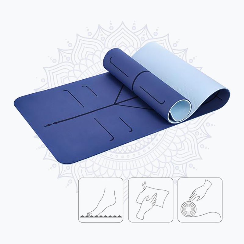 Mata do jogi HMS YM10 8 mm dark blue 3