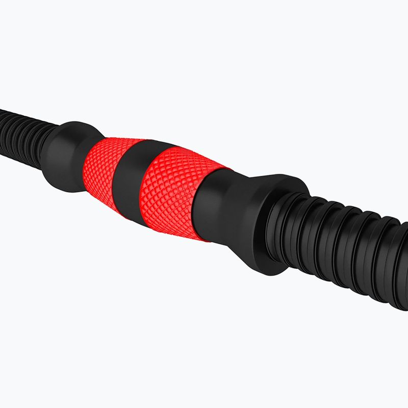 Zestaw hantli z łączeniem do sztangi HMS SGP30 30 kg czarny/czerwony 6