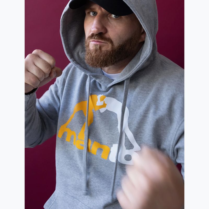 Bluza męska MANTO Logo Hoody szary 4