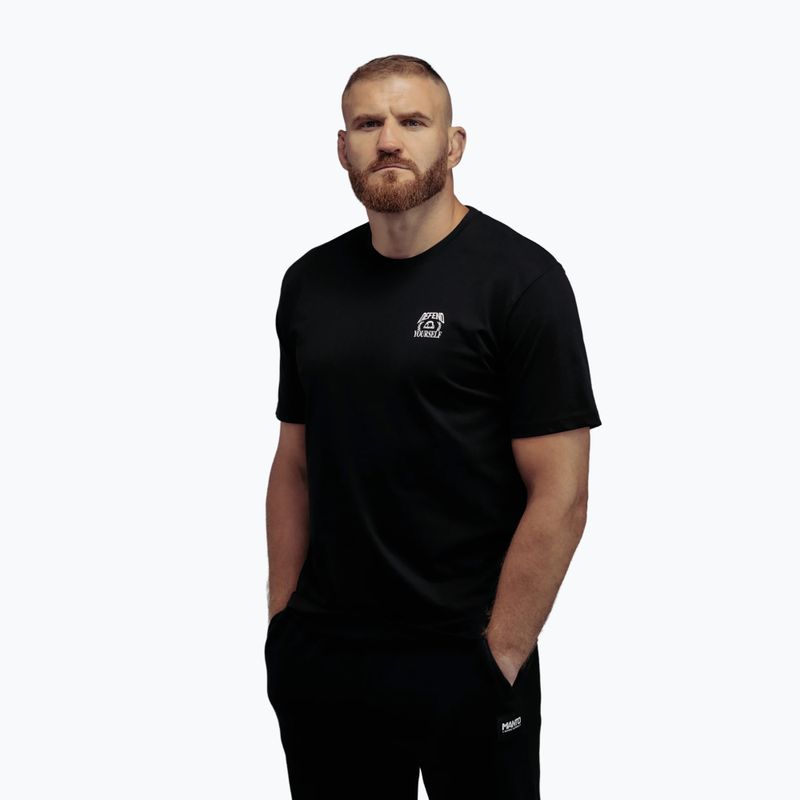 Koszulka męska MANTO Defend 25 czarny