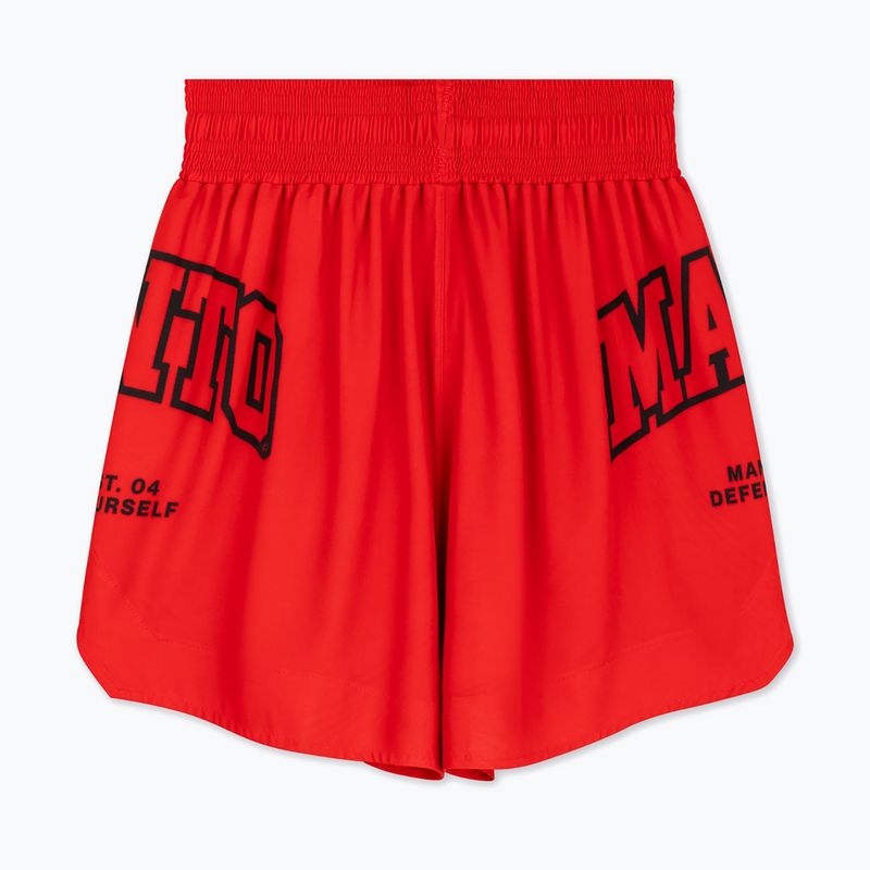 Spodenki bokserskie męskie MANTO Varsity czerwony 2