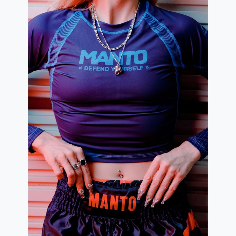 Rashguard damski MANTO Defend Rashguard granatowy 6